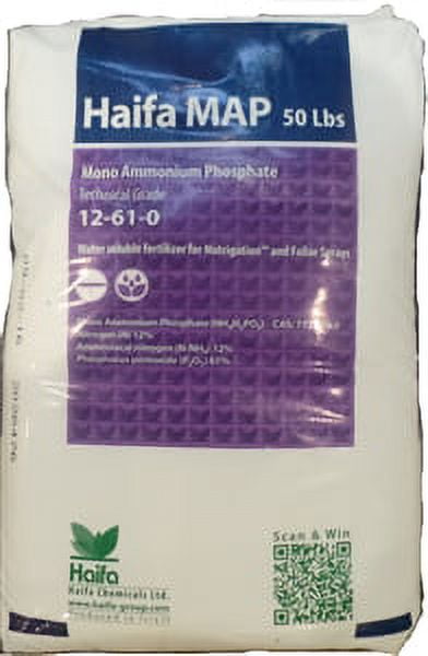 Seed Ranch Monoammonium Phosphate Fertilizer, 12-61-0 Water Soluble, 50 lbs