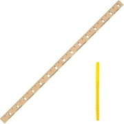 Seed Ruler and Dibber Wood Seed Spacing Ruler with Holes Portable Garden Dibbers Planting Ruler Practical Planter Seed Spacer Tool for Gardening Home Plants Vegetables Seeds