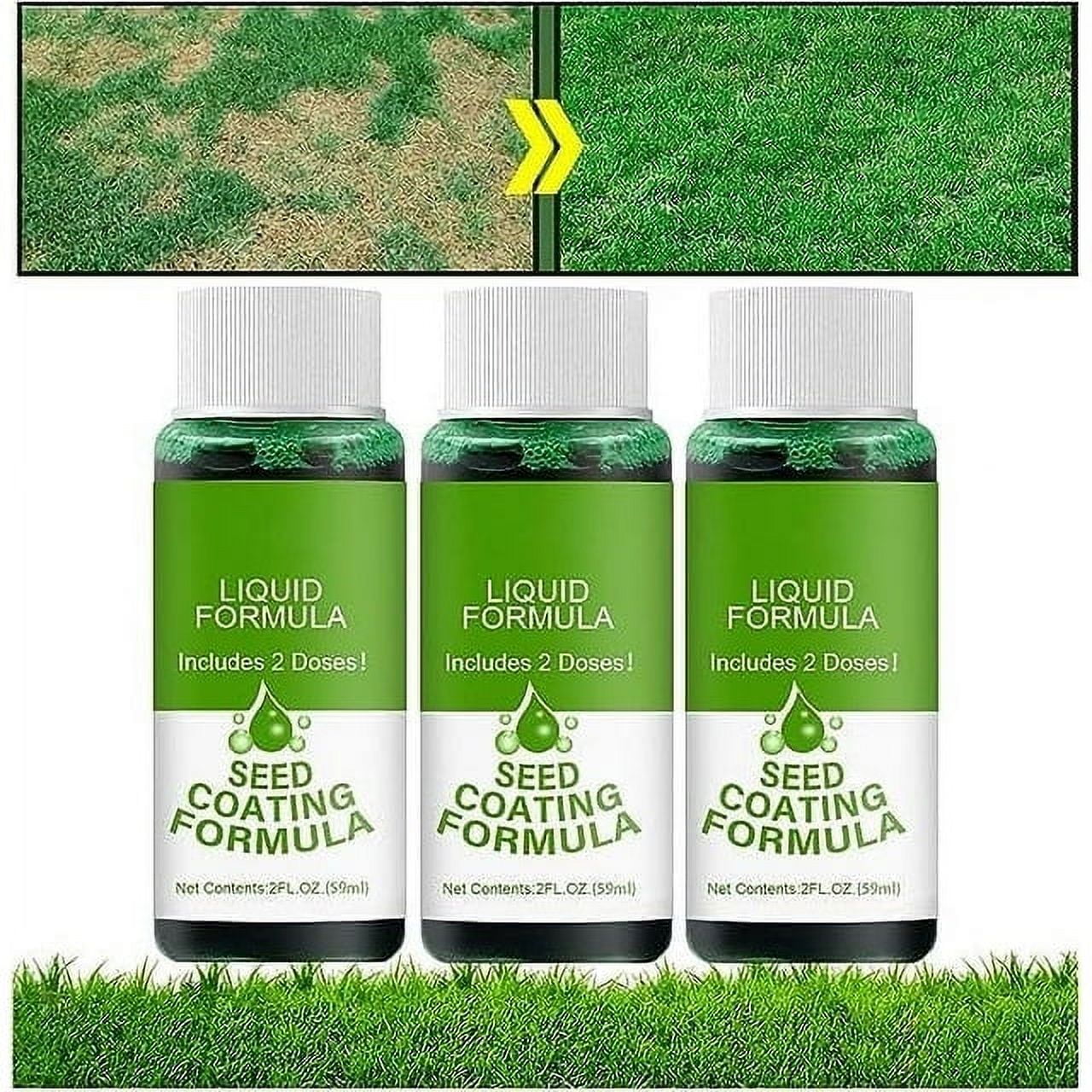 Seed Spray Liquid Natural Green Grass Paint for Lawn,Seed Spray Liquid