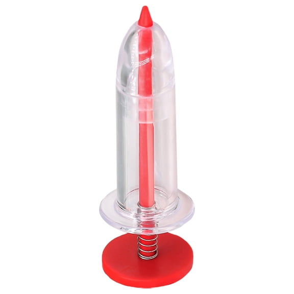 Seed Spreader seed planter tool with Scale,Sowing Helper,Reusable for Precise Sowing Flower Vegetable Plant Tool for Tiny Seeds,1PC,Red