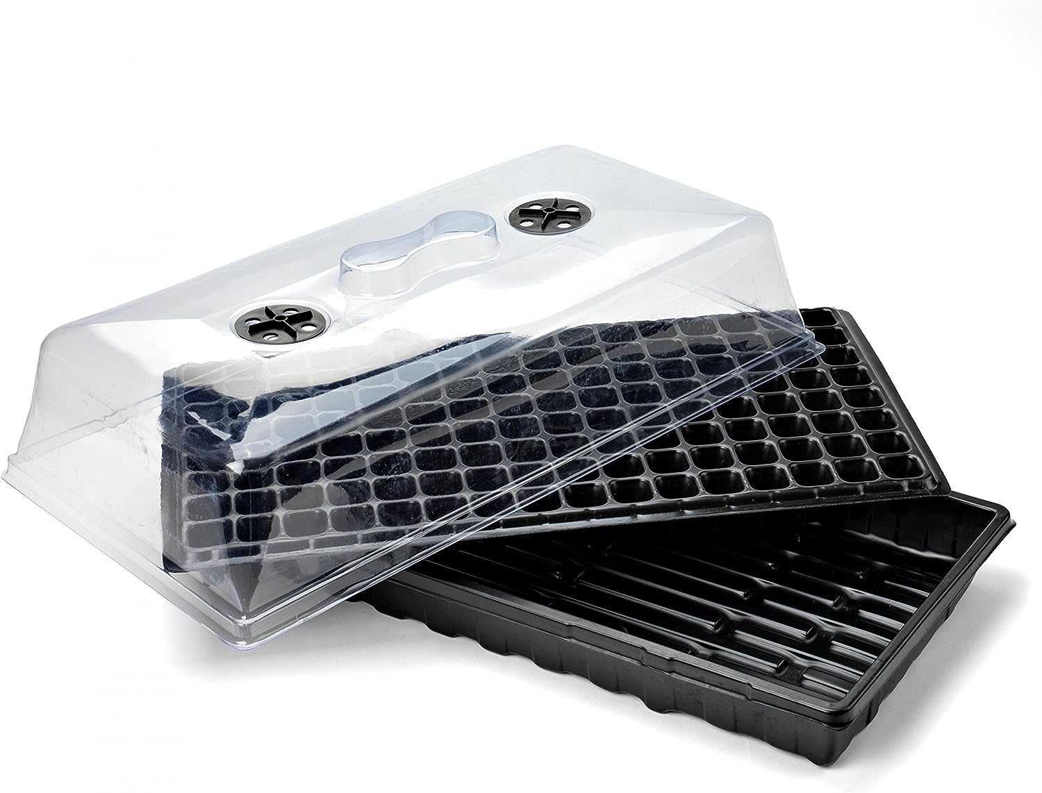 Seed Starter Kit 128 Cell Extra Strength, 10 Pack 1020 Tray, Humidity