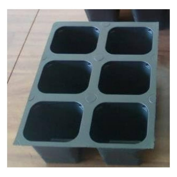 Seed Starter Trays 432 Large Cells Total (72 Trays of 6 Cells Each)