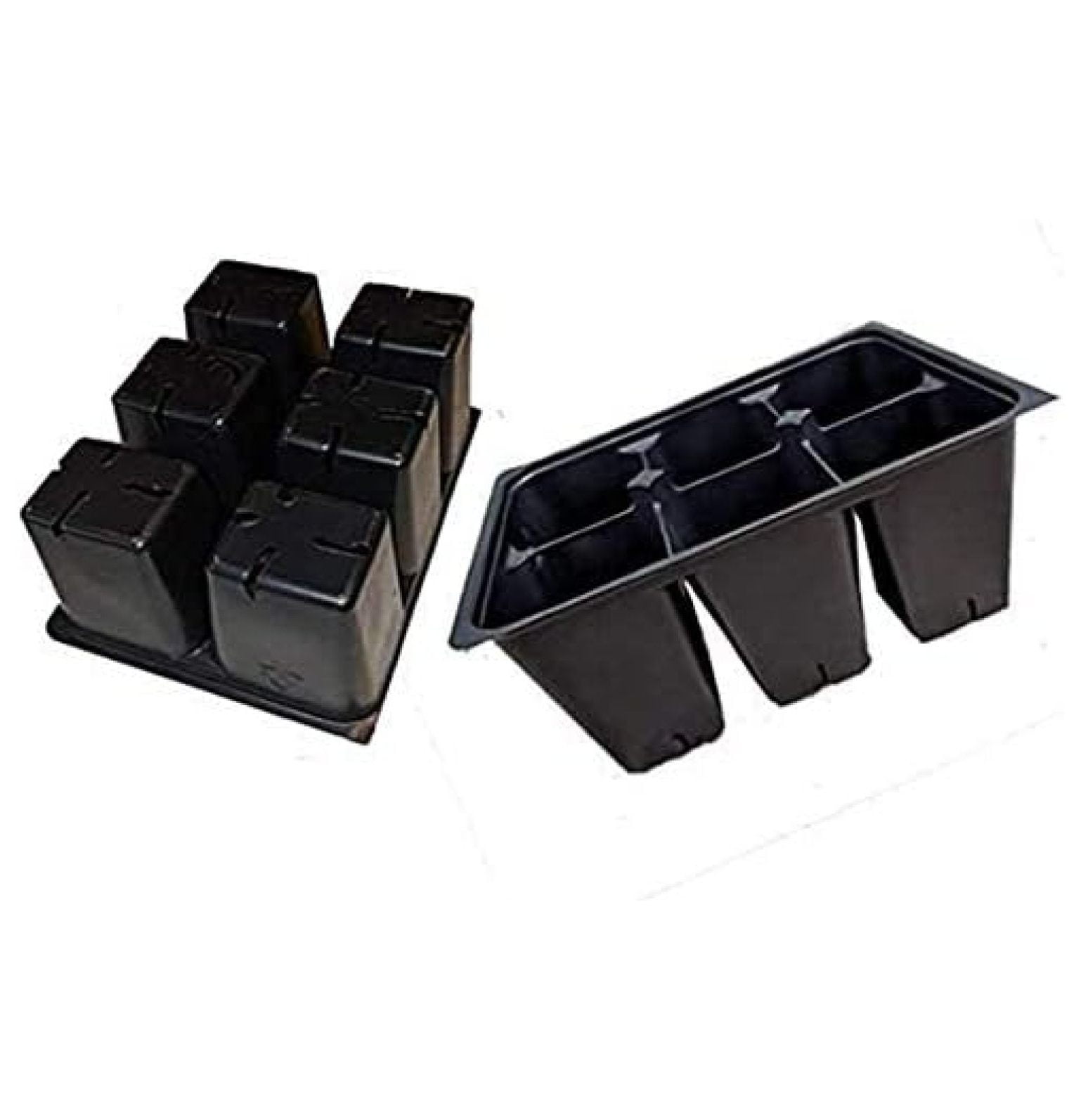 Seed Starter Trays 600 DEEP Extra Large Cells (100 Trays of 6 Cells)