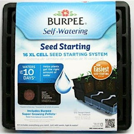 Seed Starting 16-Cell XL Self Watering Greenhouse Kit.