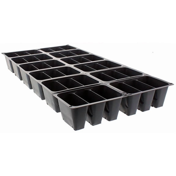 Seed Starting Tray Insert, 72 Long Cells, Growing Supply Propagation = 2 Trays