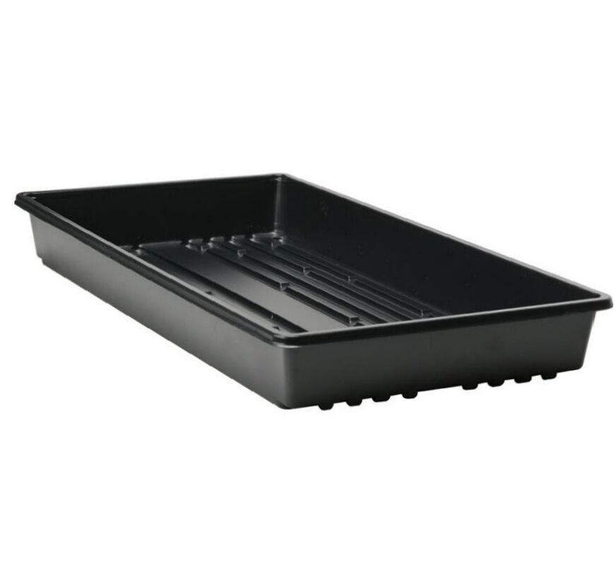 10 Pack Heavy Duty 1020 Growing Trays – No Holes, Reusable Thick Seed Starting Trays For Microgreens, Germination & Transplanting