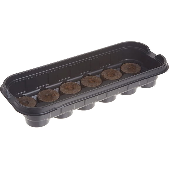 Seed Starting Windowsill Greenhouse with 12 Biodegradable 36mm Peat Pellets (J312)