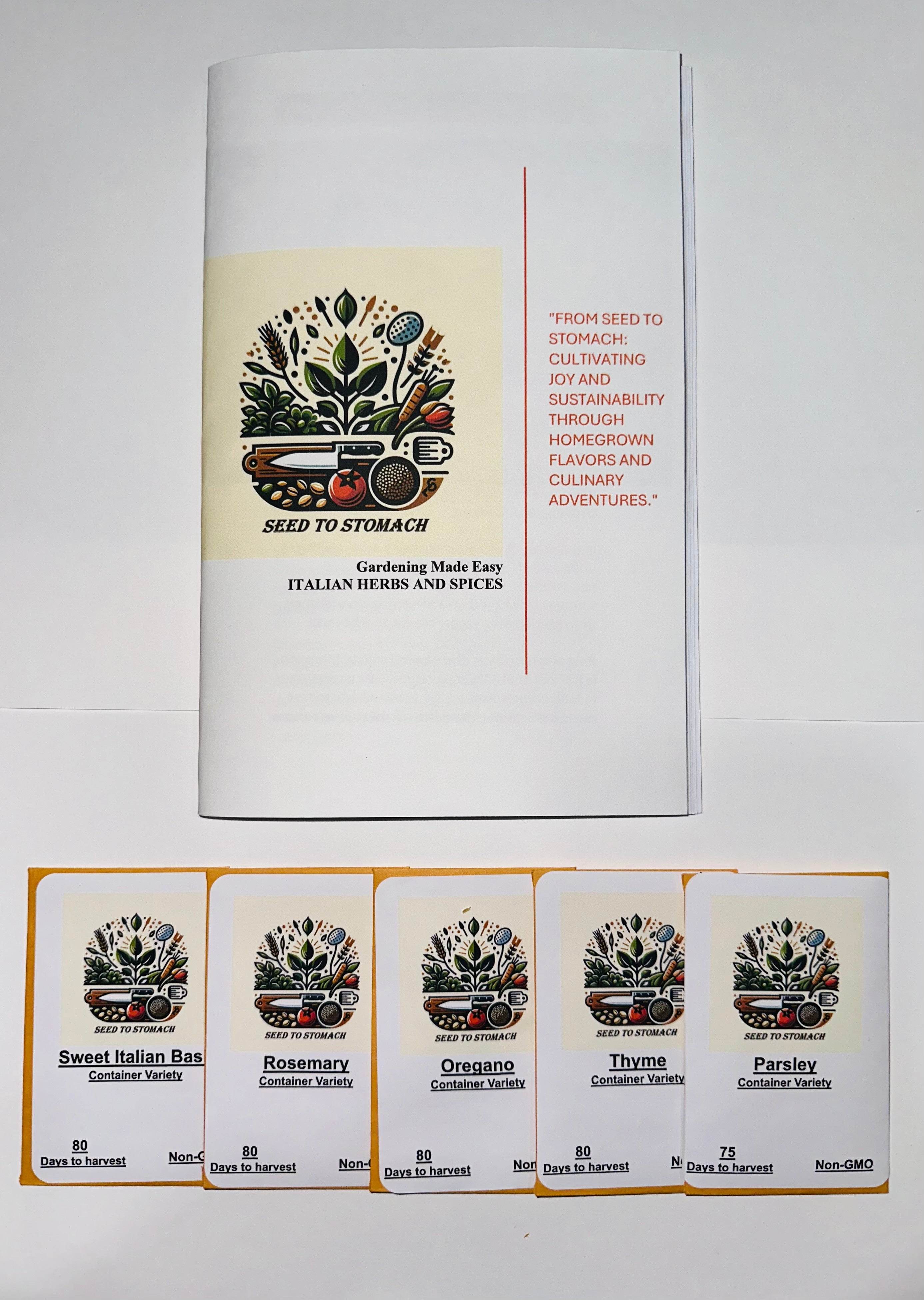 Seed To Stomach - Italian Herb Kit