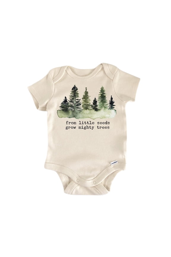 Seed Trees Adventure Newborn Baby Bodysuit