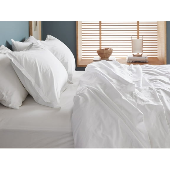 Seed and Seam Classic 4-Piece 400 Thread Count 100% Cotton Sheet Sets - King, Deep Pocket