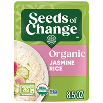 Seed of Change Certified Organic Jasmine Rice, Organic Food, 8.5 Ounce Pouch