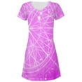 thumbnail image 1 of Seed of Life Celestial Mandala All Over Juniors Beach Cover-Up Dress Multi LG, 1 of 2