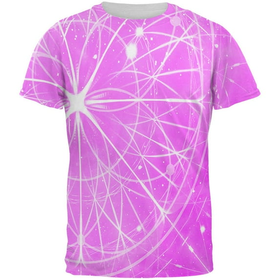 Seed of Life Celestial Mandala All Over Mens T Shirt Multi 2XL
