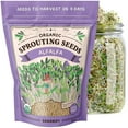 thumbnail image 1 of Seedboy Organic Non-GMO Alfalfa Seeds for Sprouting, USA Grown, 8 oz, 1 of 6