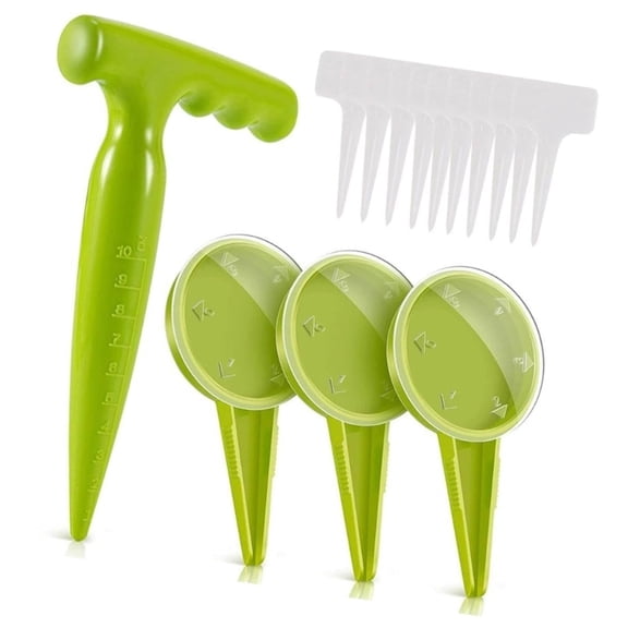 Seeding Planter And Hole Maker Tool Set Handheld Garden Seeder Sower Planter