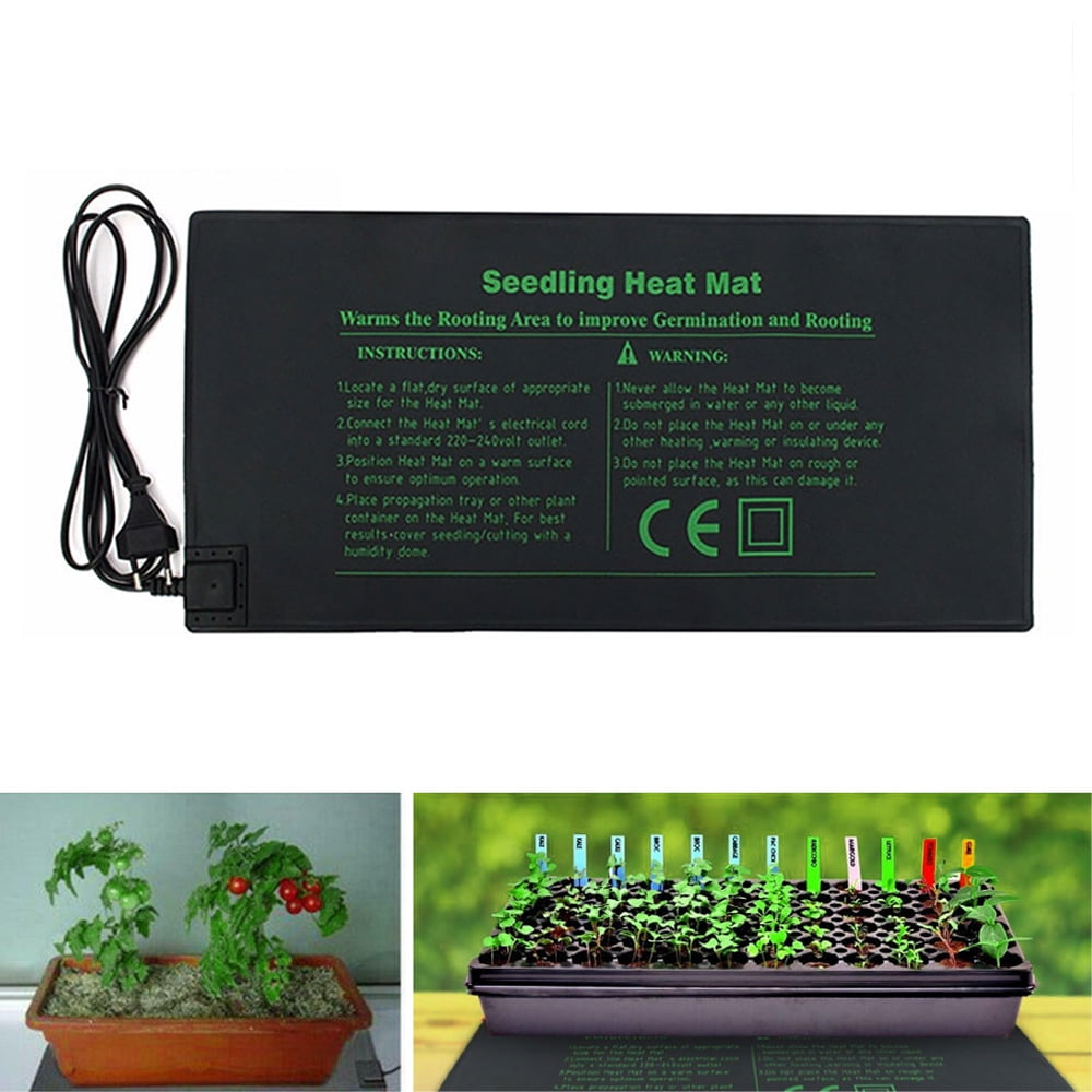 Seedling Heating Mat 24 x 52 cm Waterproof Heated Germination