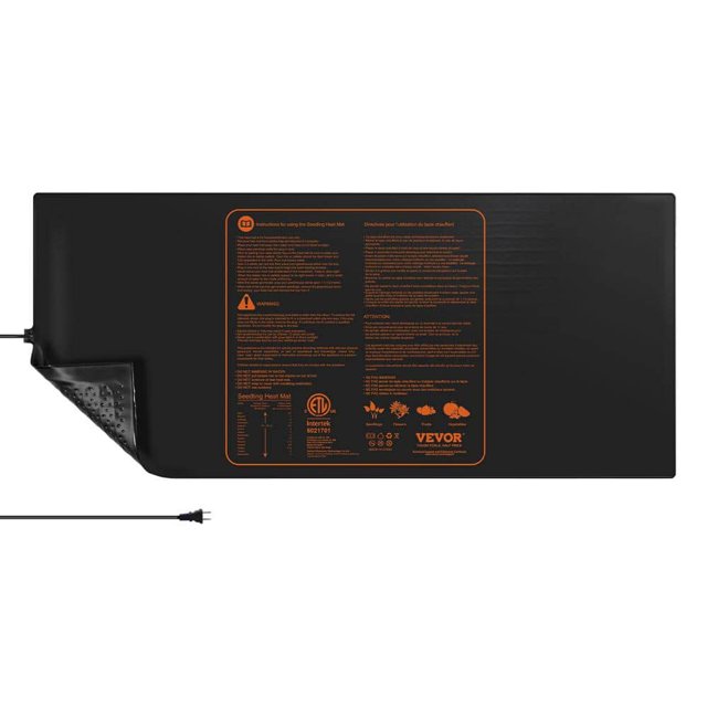 Seedling Mat 48 in. x 20.75 in. Heat Mats (1Pack) METCertified