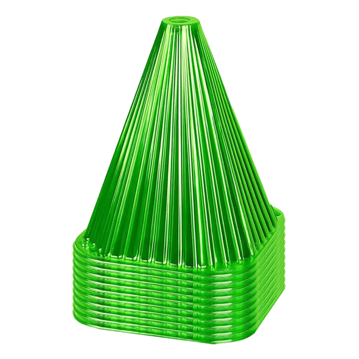 BSFRNF 10 Pack Reuseable Garden Cloches For Plants, 2025 Green Bell Jar Pepper Cover, Plant Covers Protectors From Animals Snails Birds