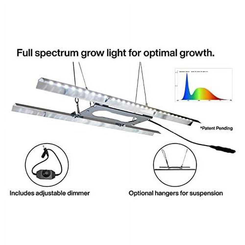 Seedling Station Kit With LED Grow Light, Propagation Dome 4X Durable