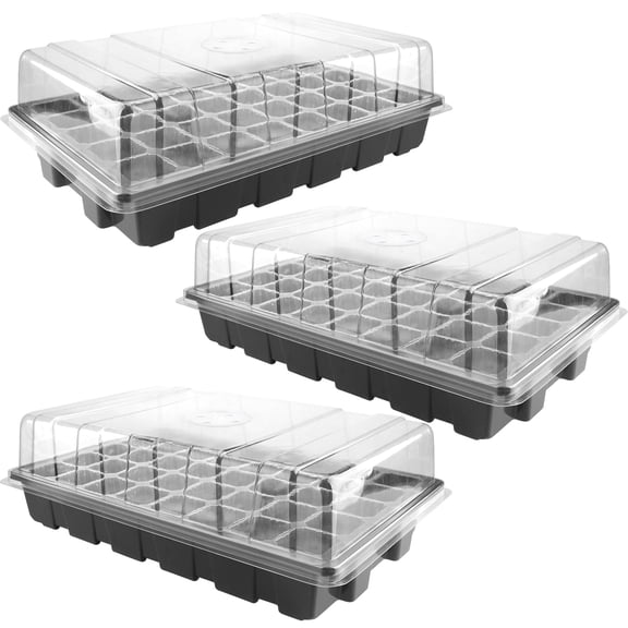 Seedling box plant growth plate germinated plastic to save space 40-hole sturdy and durable propagator planter