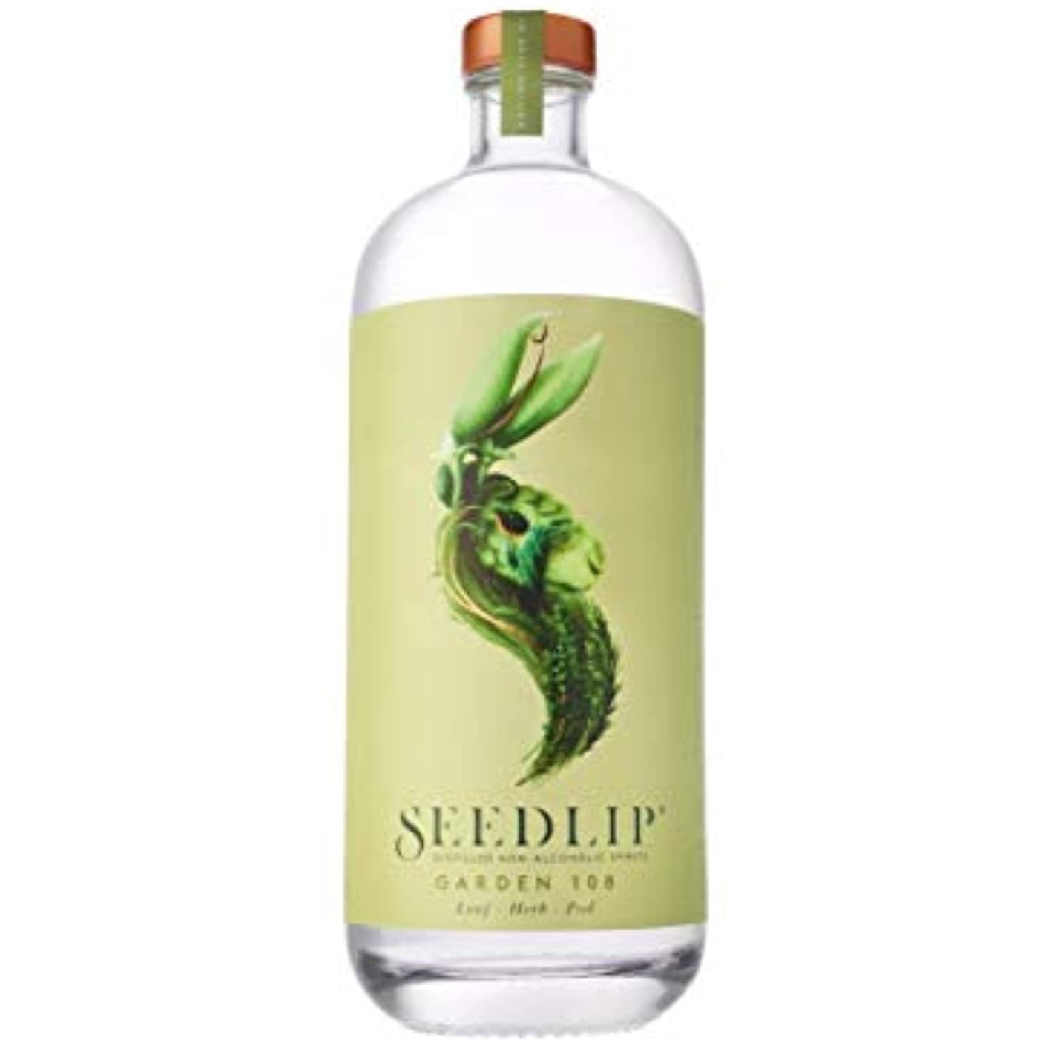 Seedlip Garden 108 - Non-alcoholic Spirit | Calorie Free, Sugar Free | Spirits Alternative | Alcohol Free Cocktails | 23.7fl oz (700ml)