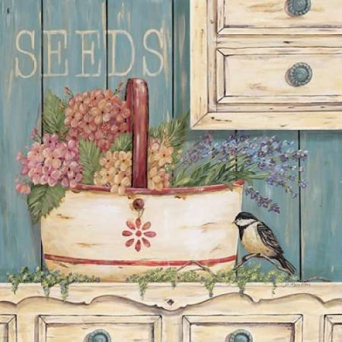 Seeds Canvas Art - Jo Moulton (24 x 24)