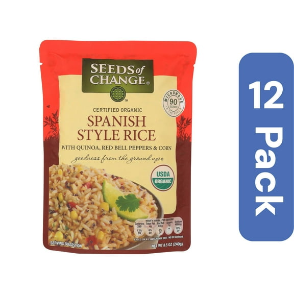 Seeds Of Change Organic Spanish Style Quinoa Rice 8.5 oz (Pack of 12)