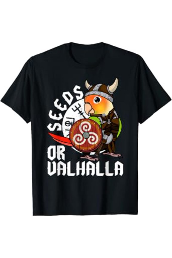 Seeds Or Valhalla I Viking Parrot I Pineapple Conure T-Shirt