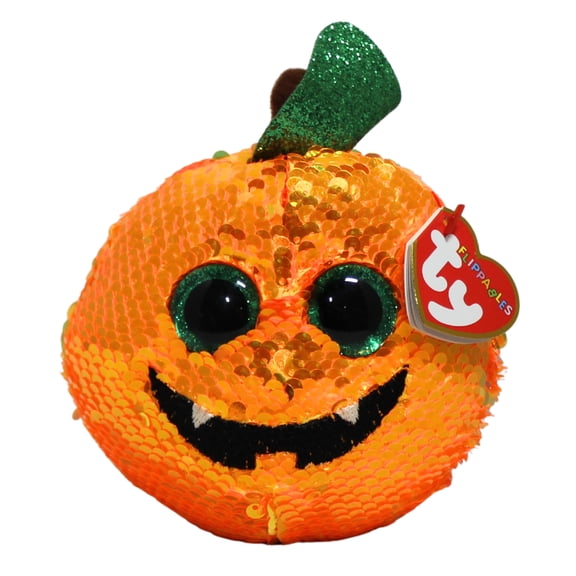 Ty Flippables - Seeds the Jack O' Lantern - Stuffed Animal