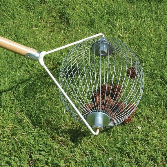 Lehman's Nut Wizard Gathers, Collects and Picks Up Nuts and Seeds, Small 56.75 inch 3 Quart