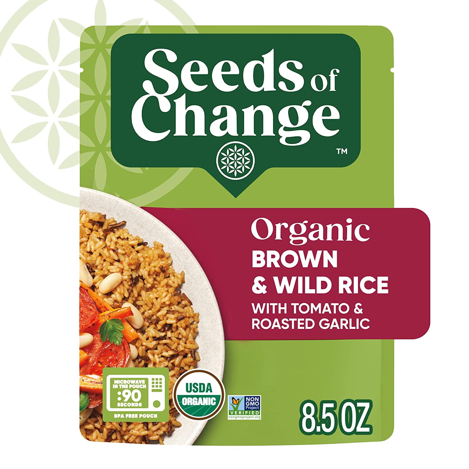 Seeds of Change Jasmine Wild Brown Rice Organic (12 Pack) 8.5 oz