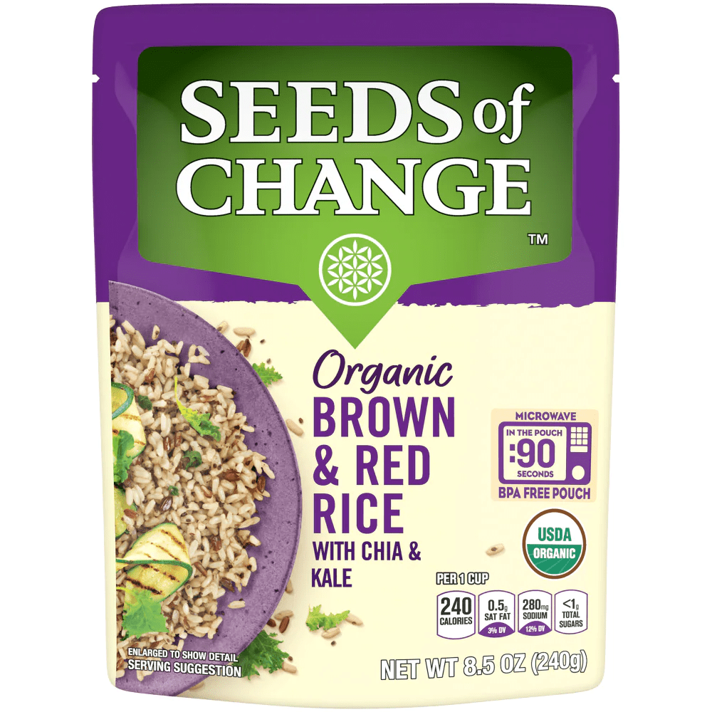 Seeds of Change Organic Brown and Red Rice , 8.5 oz [Pack of 12]