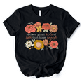 thumbnail image 1 of Seeds of Love Mama Floral T-Shirt, White, Natural and Black Retro Tee for Sentimental Mothers, 1 of 11