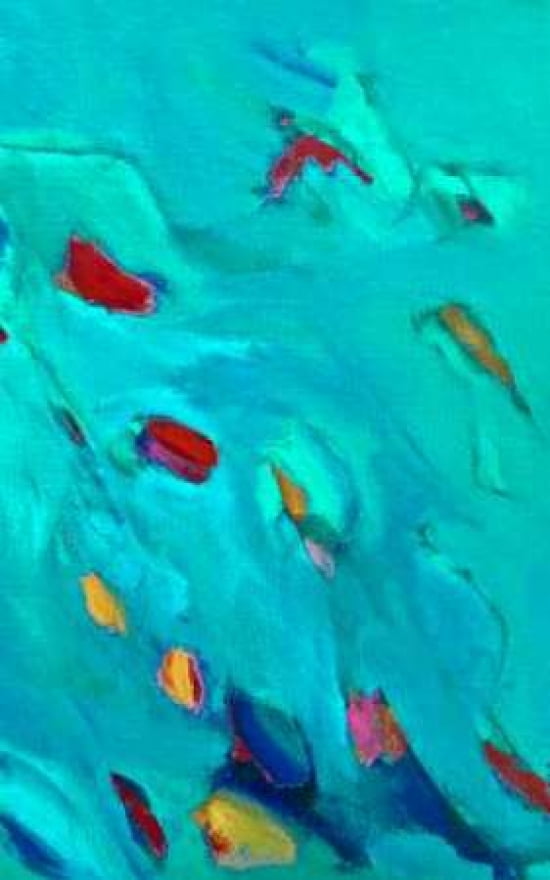 Seeing Blue II Canvas Art - Jane Segrest (12 x 18)