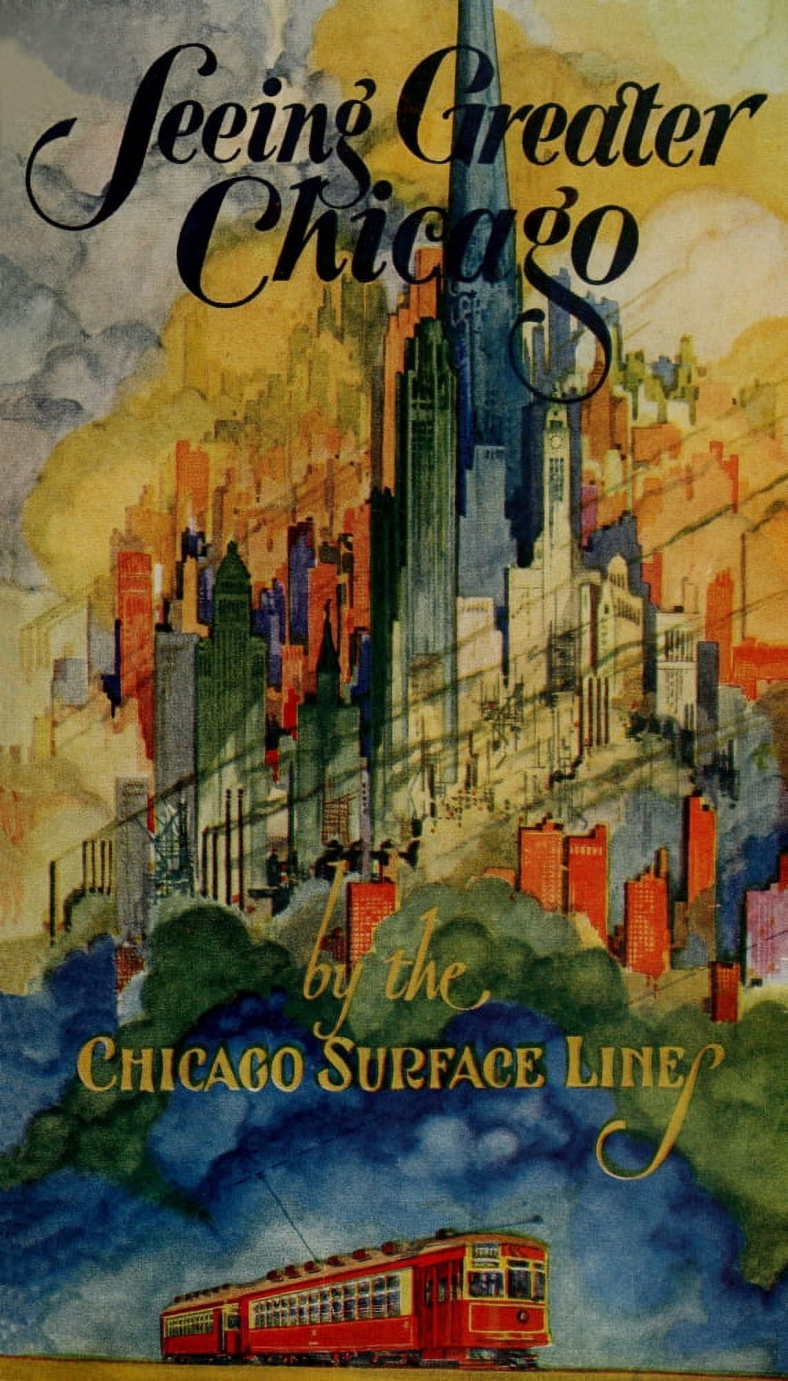 Seeing Great Chicago 1926 Front cover Canvas Art - Unknown (18 x 24)