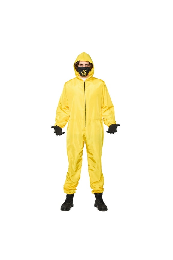 Hazmat Suit Adult Costume | S/M Male