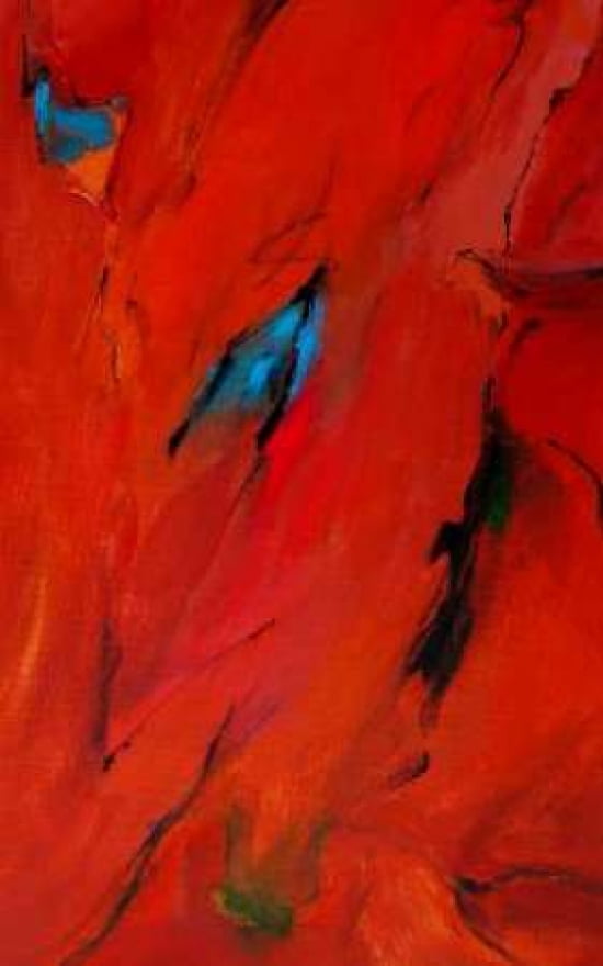 Seeing Red I Canvas Art - Jane Segrest (24 x 36)