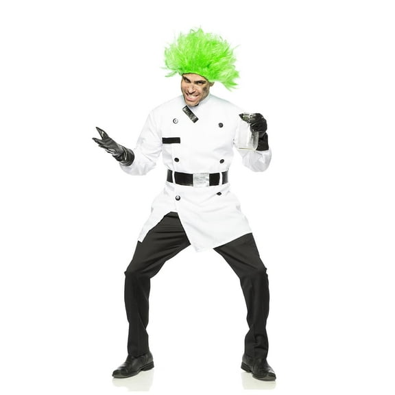 Men's Mad Laboratory Expirementalist Scientist Costume Medium 38-40