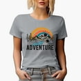 thumbnail image 1 of Seek Adventure, Retro Mountains, River & Camping Tent Art Merch Gift, Heather Grey T-Shirt, 3XL, 1 of 5