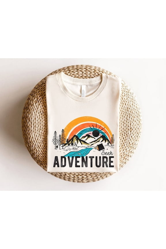Seek Adventure Shirt,Vacation Shirt,Camping Shirt,Hiking Shirt,Nature Lover Shirt,Adventure Lover Shirt,Wanderlust Shirt,Travel gift