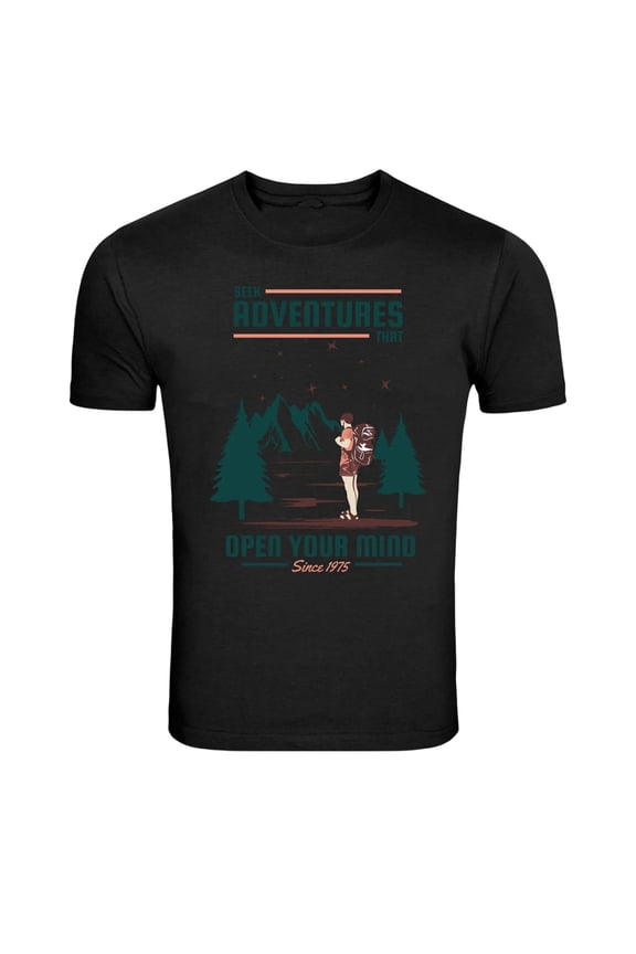 Seek Adventures Open Your Mind Hiking Graphic T-Shirt