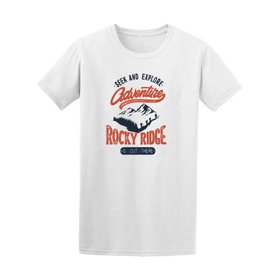 Seek And Explore Adventure Rocky Tee Men's -Image by Shutterstock