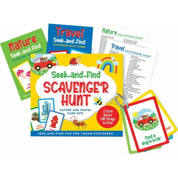 Seek-And-Find Scavenger Hunt Cards (2-Deck Pack) (Other)
