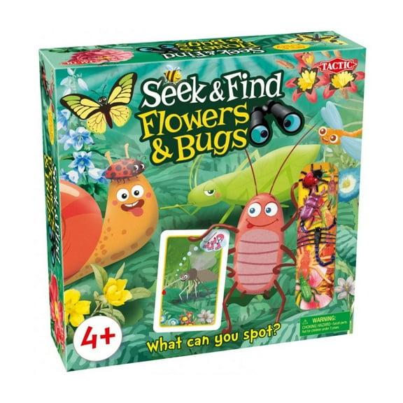 Seek & Find Bugs and Flowers New