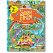Seek & Find with Freddy and Ellie® Discovery: Dinosaurs Paperback Book, 32 Pages