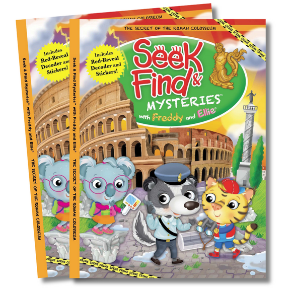 Seek & Find with Freddy and EllieĀ® Mysteries - Roman Colosseum 2 Book Set
