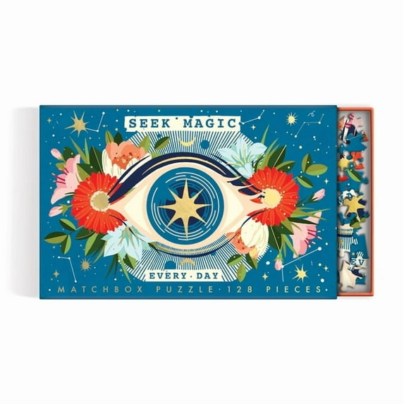 Seek Magic Every Day 128 Piece Matchbox Puzzle (Jigsaw)