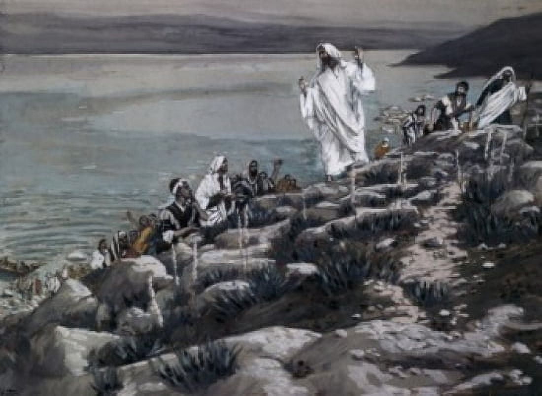 Seek Me Because Ye Eat from the Loaves James Tissot (1836-1902French) Canvas Art - James Tissot (18 x 24)