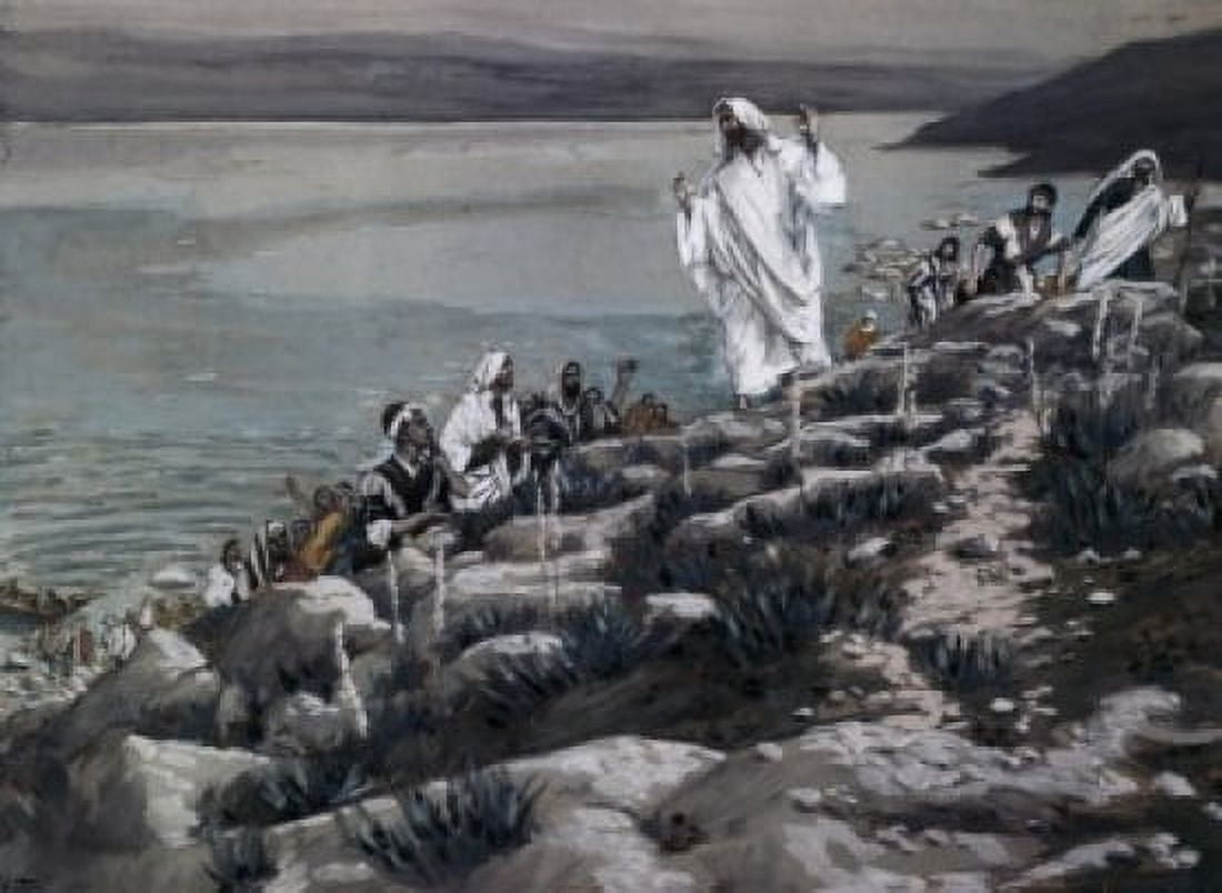 Seek Me Because Ye Eat from the Loaves James Tissot (1836-1902French) Canvas Art - James Tissot (24 x 36)