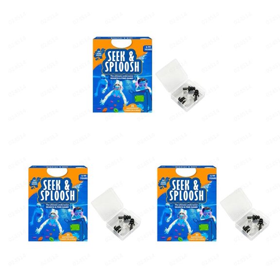 Seek and Splash Pool Game,Pool Game Seek & Splash,Search & Find Water Activity,Swimming Pool Dive Game for Summer Fun & Gifts,Includes 64 Colorful Gems & 35 Waterproof Game Cards 1PC